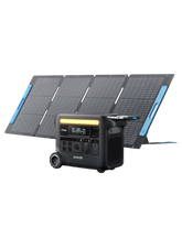 Anker SOLIX F2600 Solar Generator + 200W Solar Panel.